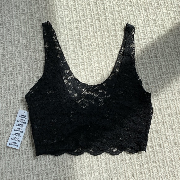 Urban Outfitters Black Lace Tank Top - Picture 2 of 4